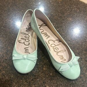 Sam Edelman “Mint” color flats